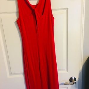 Sleeveless Red Dress